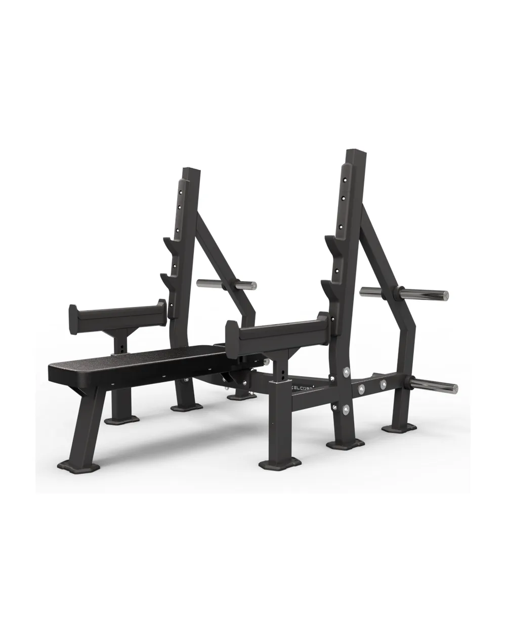 Olympic Flat Bench Press with Safety Arms