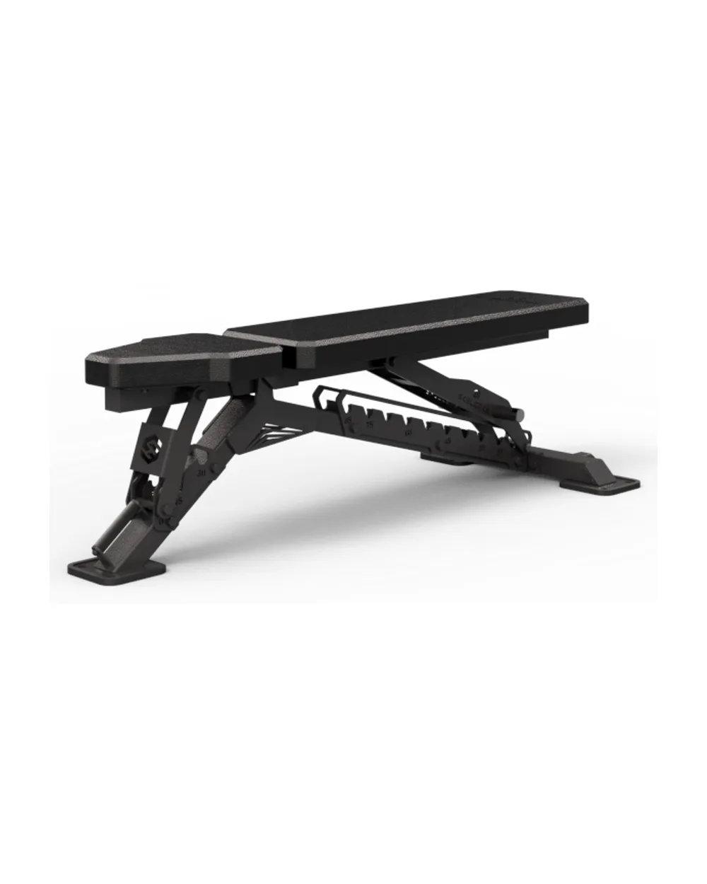 Heavy Duty Black Adjustable Bench