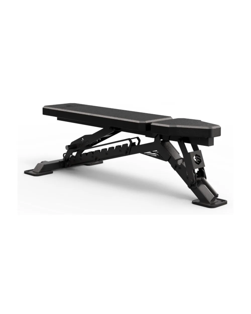 Skelcore Heavy Duty Black Adjustable Bench — view 2