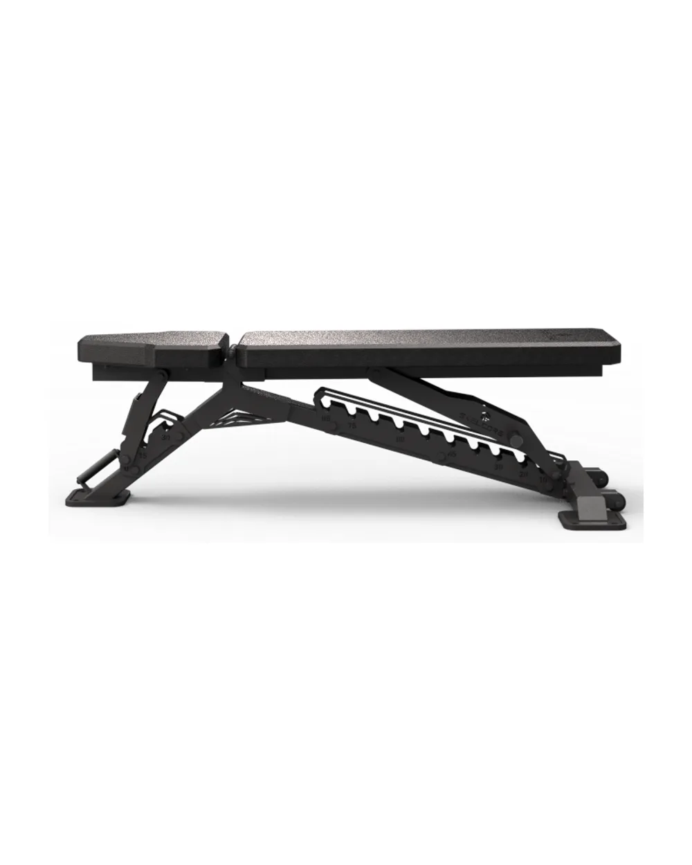 Skelcore Heavy Duty Black Adjustable Bench — view 3