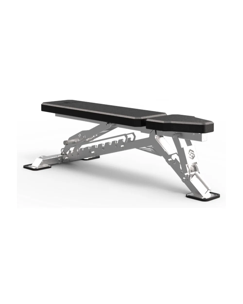 Skelcore Heavy Duty Stainless Steel Adjustable Bench — view 2