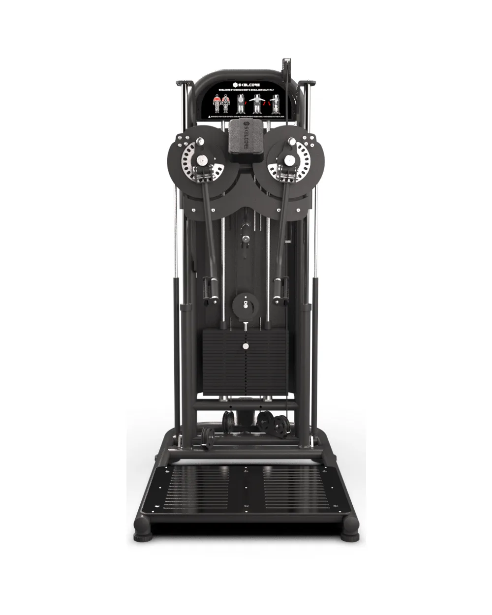 Skelcore Pro Standing Lateral Raise Pin Load Machine — view 4