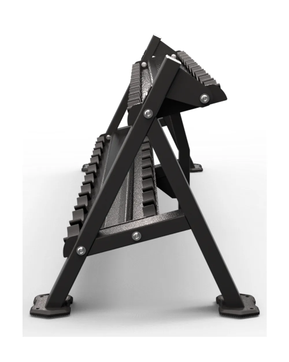 Skelcore Heavy Duty Dumbbell Rack 2-10 — view 3