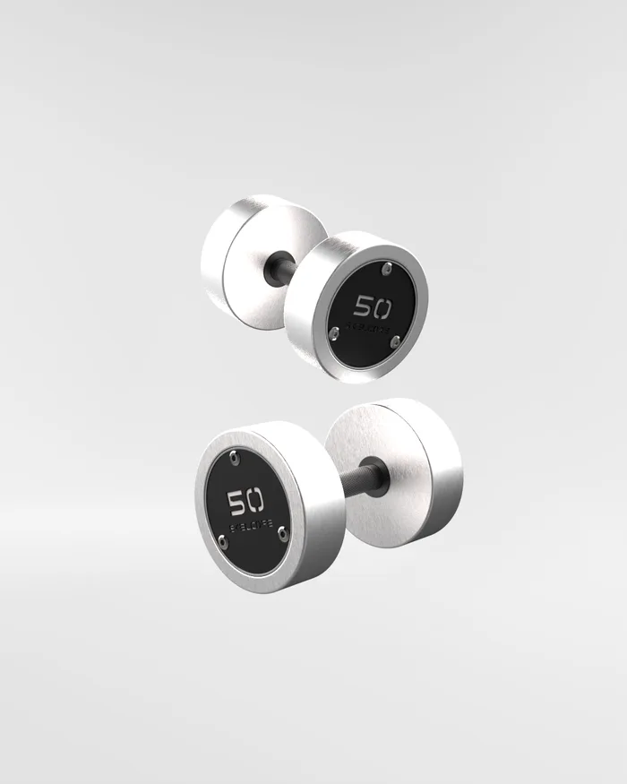 Self Level Hard Chrome Dumbbell